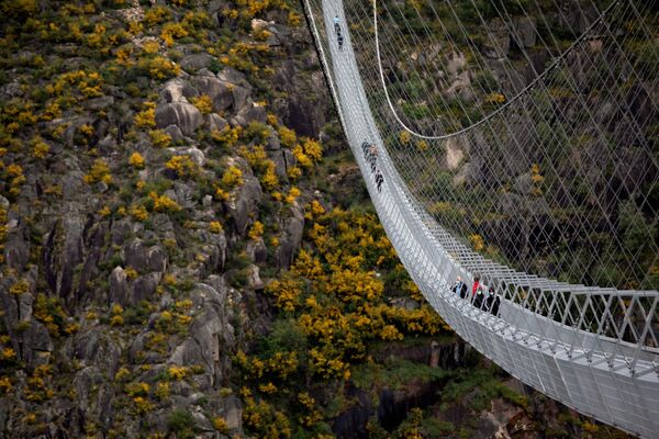 Dünyanın en uzun asma yaya köprüsü - Sputnik Türkiye