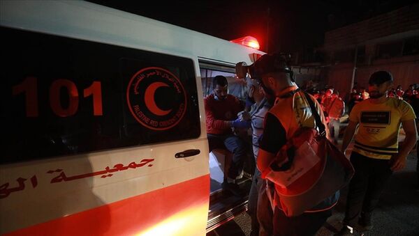 Batı Şeria - Filistin - ambulans - yaralı - Sputnik Türkiye