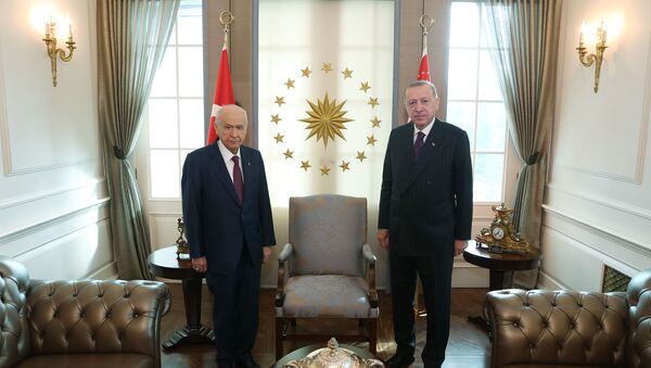 Cumhurbaşkanı Erdoğan, Bahçeli ile görüşüyor - Sputnik Türkiye