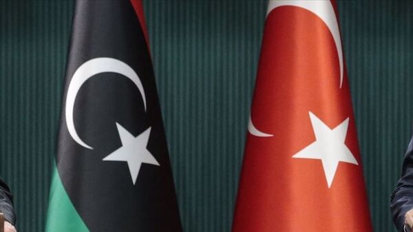 Türkiye - Libya bayrak - Sputnik Türkiye