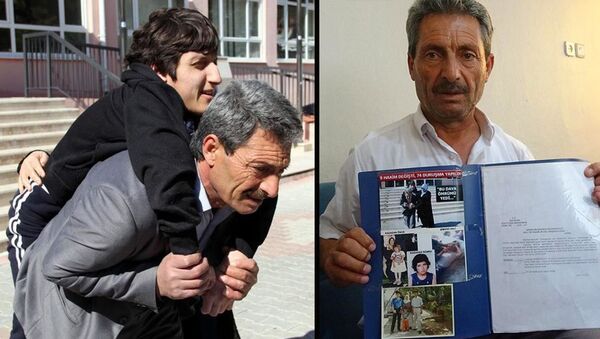 Çarpan otomobil nedeniyle engelli kalan kızının davası 20 yıl sonra sonuçlandı: 210 lira maddi, bin lira manevi tazminat - Sputnik Türkiye