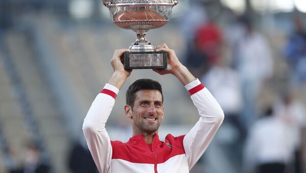Fransa Açık'ta şampiyon Novak Djokovic - Sputnik Türkiye