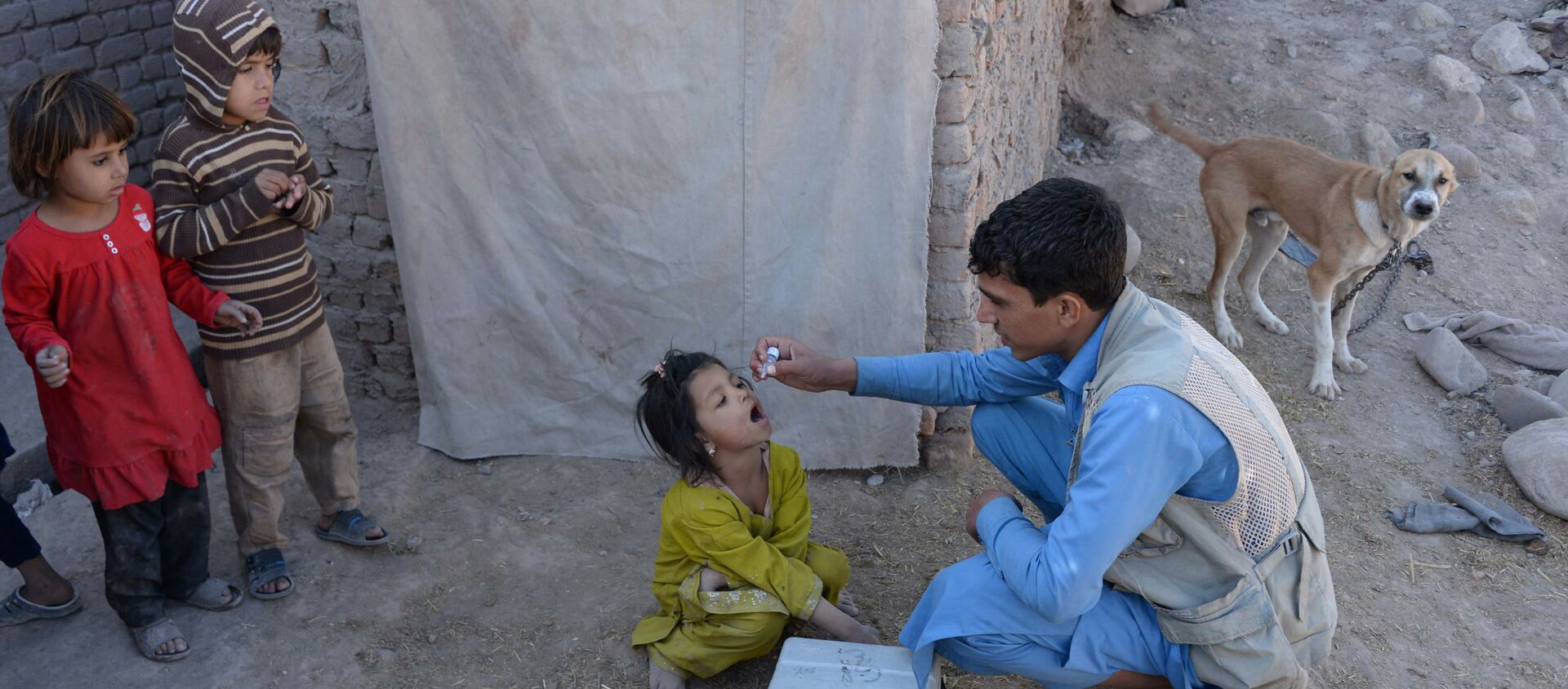 Afganistan- Çocuk felci aşısı - Sputnik Türkiye, 1920, 15.06.2021