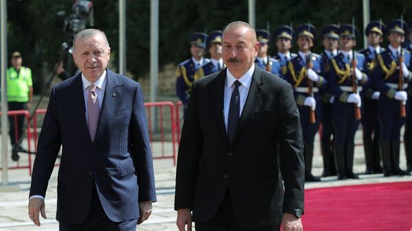 Recep Tayyip Erdoğan - İlham Aliyev  - Sputnik Türkiye