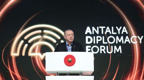 Recep Tayyip Erdoğan - Antalya diplomasi forumu - Sputnik Türkiye