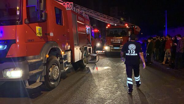 Konya'da Suriyeli ailenin kaldığı evde yangın: 3 çocuk öldü - Sputnik Türkiye