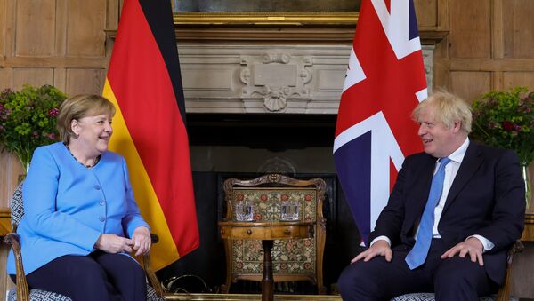 Almanya Başbakanı Merkel'den İngiltere'ye 'veda' ziyareti - Sputnik Türkiye