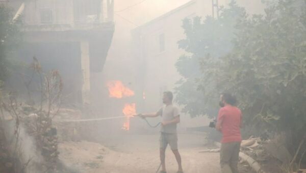 Özellikle Kalemler bölgesinde tahliye edilen birçok ev yangından zarar gördü.Manavgat'ta kriz masası oluşturularak evleri boşaltılan vatandaşlar için 700 civarında konaklama yeri ayarlandı. - Sputnik Türkiye