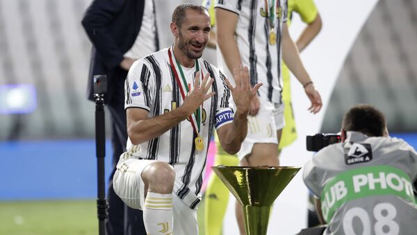 Juventus, kaptan Chiellini'nin sözleşmesini uzattı - Sputnik Türkiye
