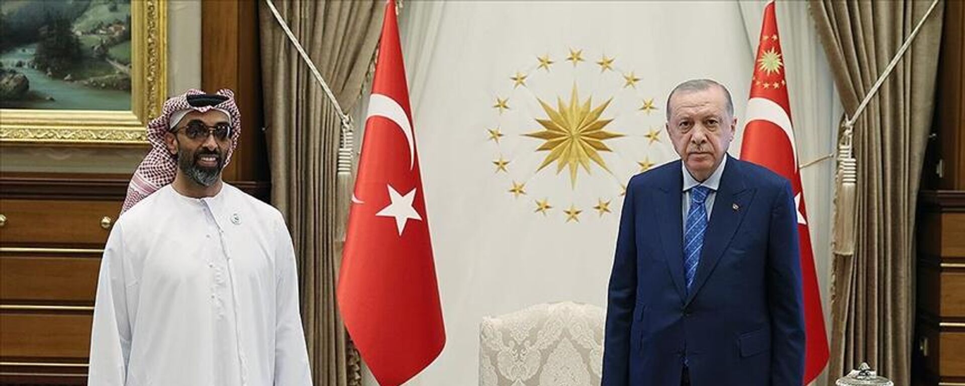 Cumhurbaşkanı Erdoğan, BAE Ulusal Güvenlik Danışmanını kabul etti
 - Sputnik Türkiye, 1920, 31.08.2021
