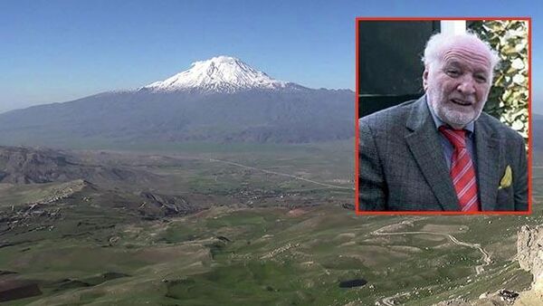 Ağrı Dağı'nda 35 yıldır çalışmalar yürüten İtalyan araştırmacı Angelo Palego - Sputnik Türkiye
