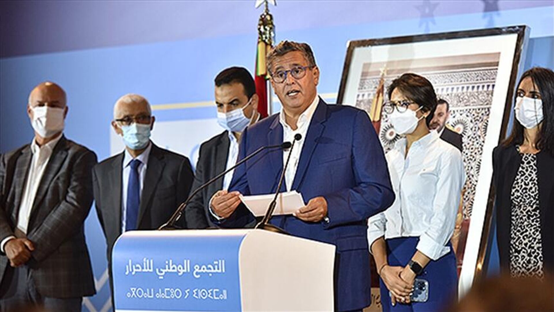 Milli Bağımsızlar Birliği Partisi'nin (RNI) lideri ve Tarım Bakanı Aziz Ahnuş - Sputnik Türkiye, 1920, 09.09.2021