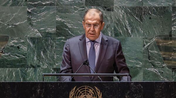 Rusya Dışişleri Bakanı Sergey Lavrov - BM Genel Kurulu - Sputnik Türkiye