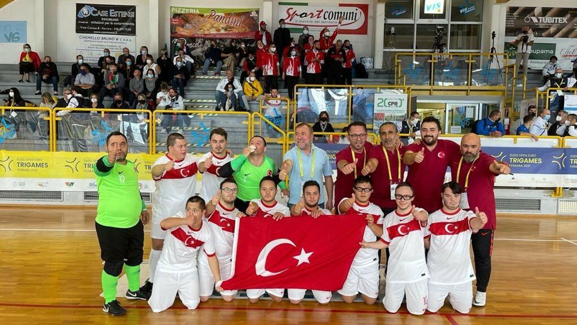 Türkiye Down Sendromlular Futsal Milli Takımı, Avrupa şampiyonu oldu - Sputnik Türkiye, 1920, 10.10.2021