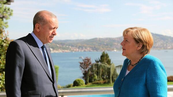 Merkel - Erdoğan - Sputnik Türkiye