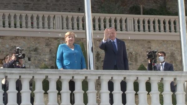 Erdoğan ve Merkel - Sputnik Türkiye