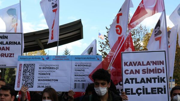 TGB’den 10 büyükelçi için ‘biletli’ protesto - Sputnik Türkiye
