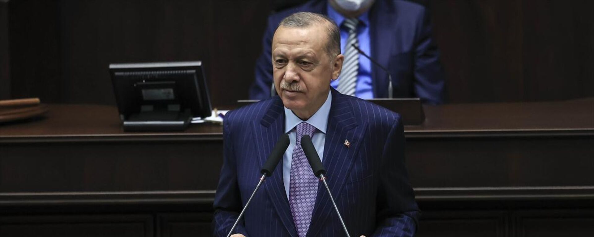 Cumhurbaşkanı Recep Tayyip Erdoğan, partisinin grup toplantısında - Sputnik Türkiye, 1920, 27.10.2021