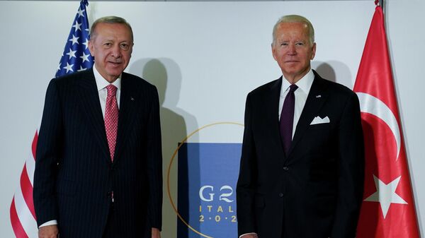 Recep Tayyip Erdoğan- Joe Biden - Sputnik Türkiye