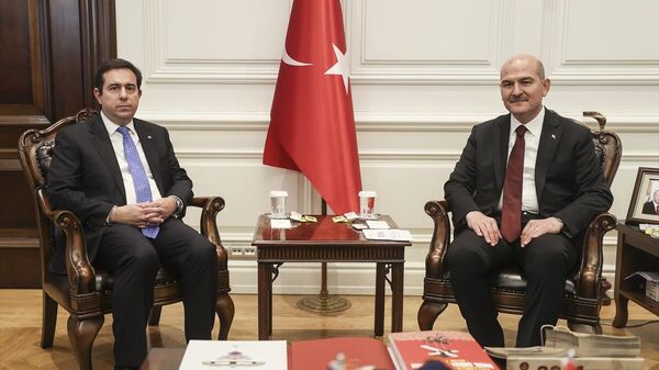 İçişleri Bakanı Soylu, Yunanistan Göç ve İltica Bakanı Mitarakis ile görüştü  - Sputnik Türkiye