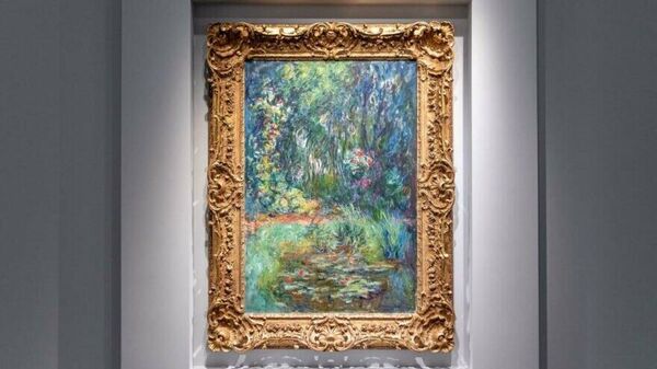 Claude Monet’nin ünlü Nilüferler serisinden Coin du bassin aux nympheas eseri - Sputnik Türkiye