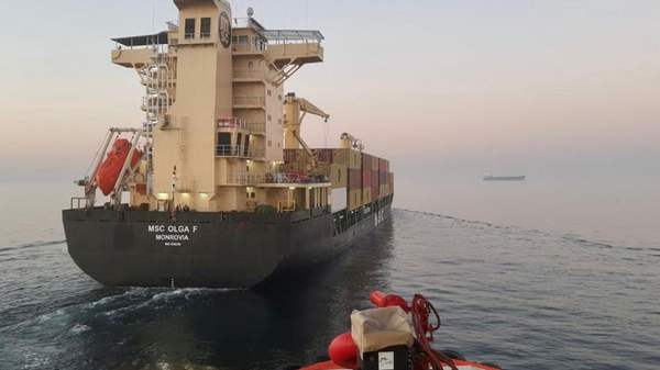 Konteyner gemisi Haydarpaşa açıklarında arızalandı - Sputnik Türkiye