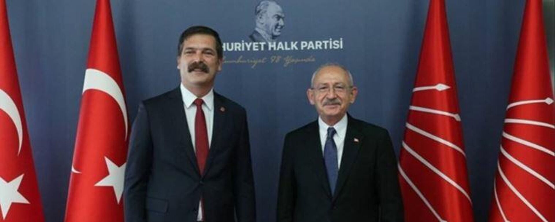 CHP lideri Kılıçdaroğu, TİP Genel Başkanı Erkan Baş'ı kabul etti - Sputnik Türkiye, 1920, 17.11.2021