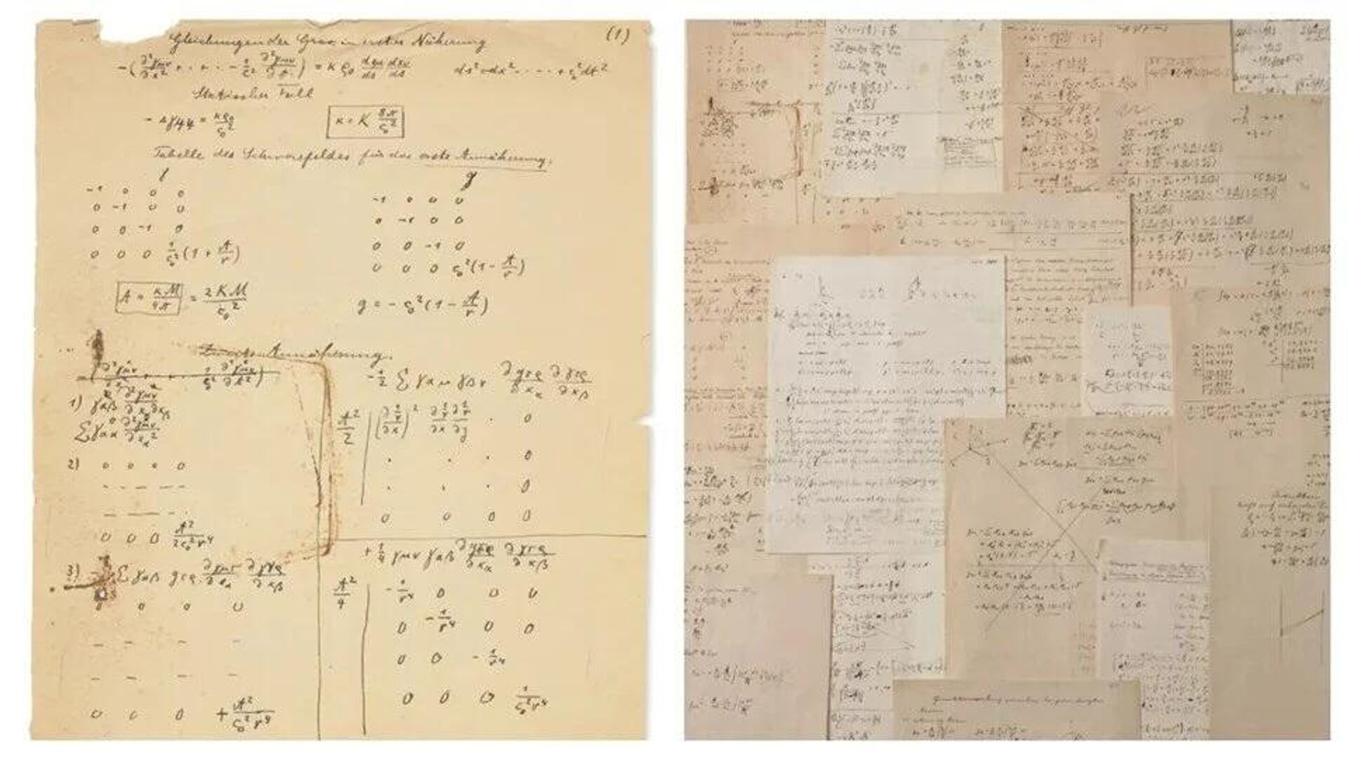  Albert Einstein, 54 sayfalık el yazması makale - Sputnik Türkiye, 1920, 22.11.2021