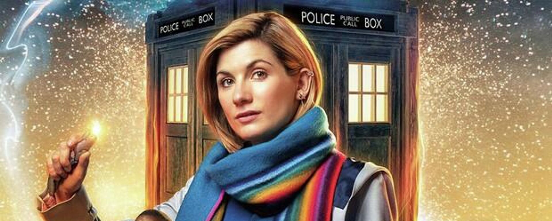 Doctor Who dizisinin baş kahramanın (13. Doktor) kadın oyuncu Jodie Whittaker tarafından canlandırıldığı bölümlerinden birinin posteri - Sputnik Türkiye, 1920, 26.11.2021