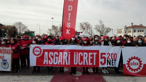 DİSK'ten 'kitlesel basın açıklaması' - Sputnik Türkiye