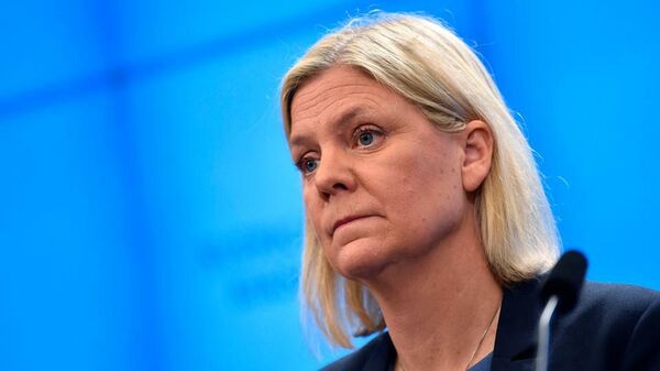 Magdalena Andersson, İsveç parlamentosu tarafından yeniden başbakan seçildi - Sputnik Türkiye