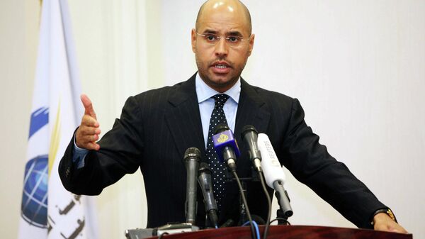 Muammer Kaddafi’nin oğlu Seyfülislam - Sputnik Türkiye