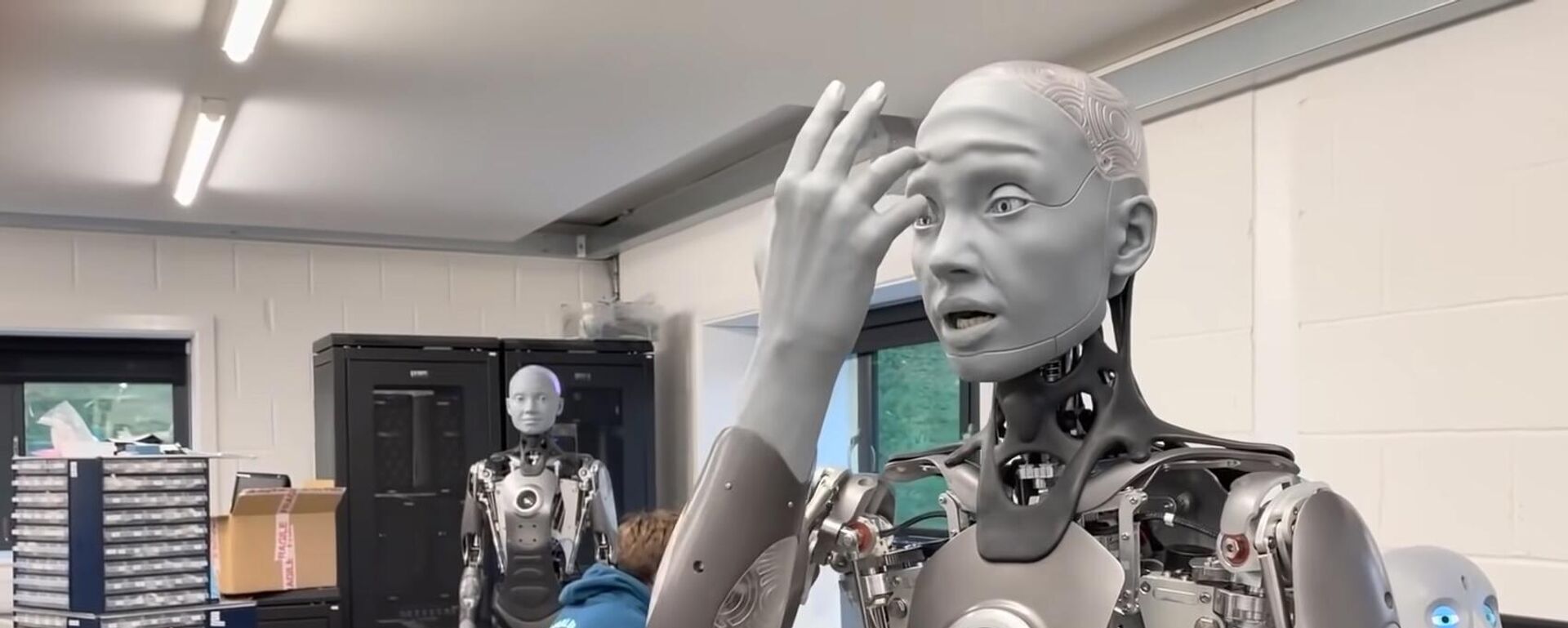 Gerçekçi insansı robot Ameca - Sputnik Türkiye, 1920, 10.10.2022