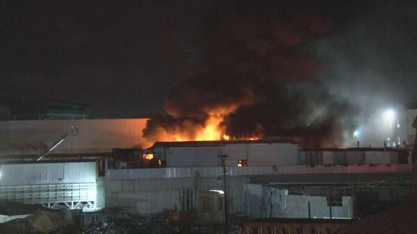 Esenyurt'ta plastik fabrikasında yangın çıktı - Sputnik Türkiye