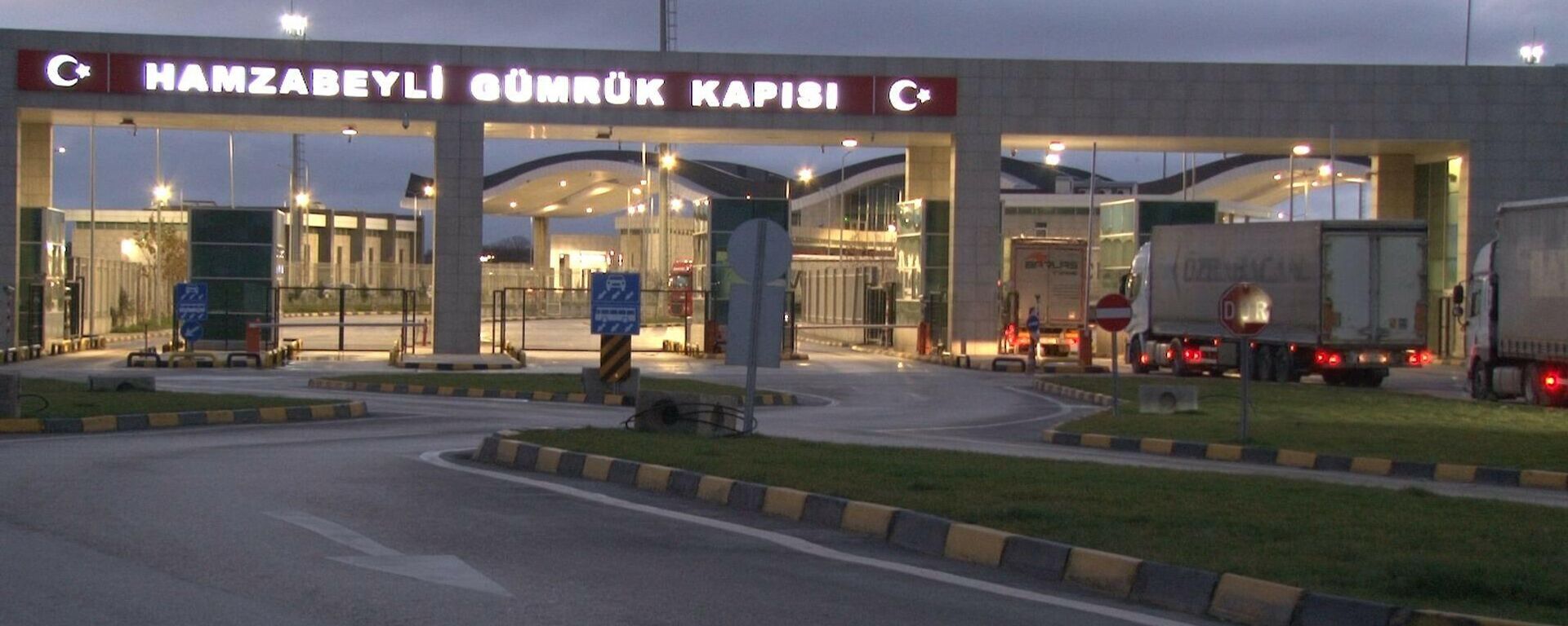 Bulgaristan'a açılan Hamzabeyli Sınır Kapısı'nda 25 kilometre TIR kuyruğu oluştu - Sputnik Türkiye, 1920, 17.01.2022