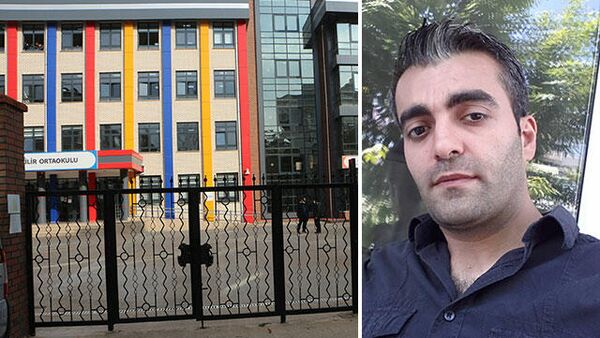 Öğrencisi tarafından bıçaklanan müdür yardımcısı, Cumhuriyet Mesleki ve Teknik Anadolu Lisesi, Tokat - Sputnik Türkiye
