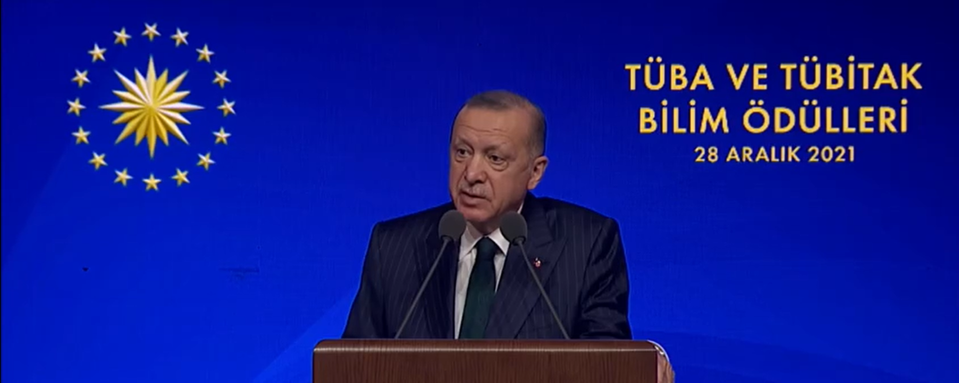 Cumhurbaşkanı Erdoğan, TÜBİTAK ve TÜBA Ödülleri Töreni'nde Tüm bilim insanlarımıza şükranlarımı sunuyorum dedi. - Sputnik Türkiye, 1920, 28.12.2021