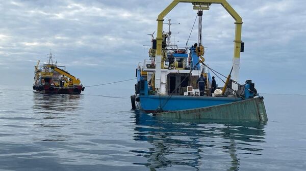 İskenderun Körfezi'nde denize düşen dinamit yüklü konteyner çıkarıldı - Sputnik Türkiye