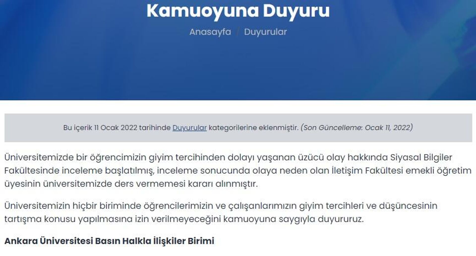 Ankara Üniversitesi'nden Prof. Dr. Metin Kazancı açıklaması - Sputnik Türkiye, 1920, 12.01.2022