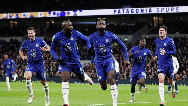 İngiltere Lig Kupası yarı final rövanşında Chelsea, deplasmanda Tottenham'ı 1-0 yenerek son iki takım arasına adını yazdırdı. - Sputnik Türkiye