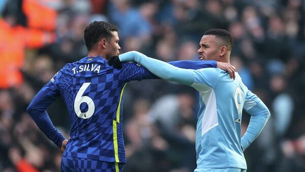 İngiltere Premier Lig'de Manchester City, konuk ettiği Chelsea'yi 1-0 yendi. - Sputnik Türkiye