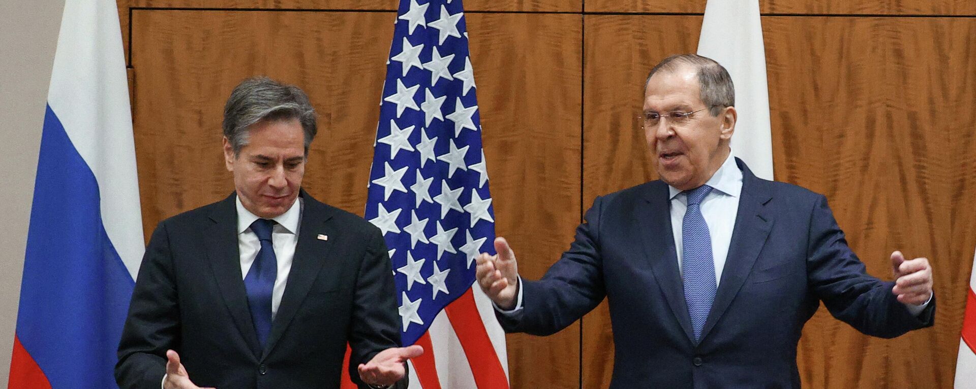 ABD ve Rusya Dışişleri Bakanları Antony Blinken ile Sergey Lavrov'un Cenevre görüşmesinden pozlar - Sputnik Türkiye, 1920, 28.07.2022