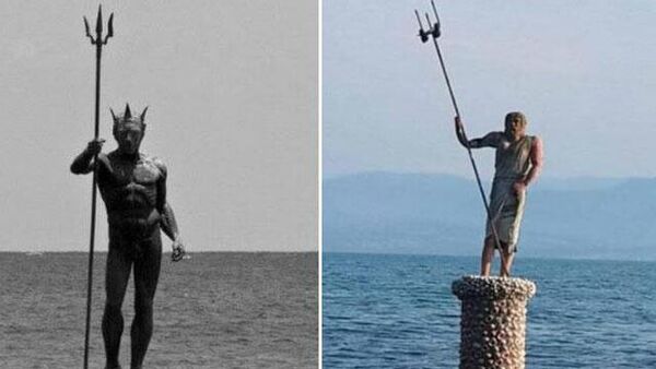 İspanya ve Sinop'taki Poseidon heykeli - Sputnik Türkiye