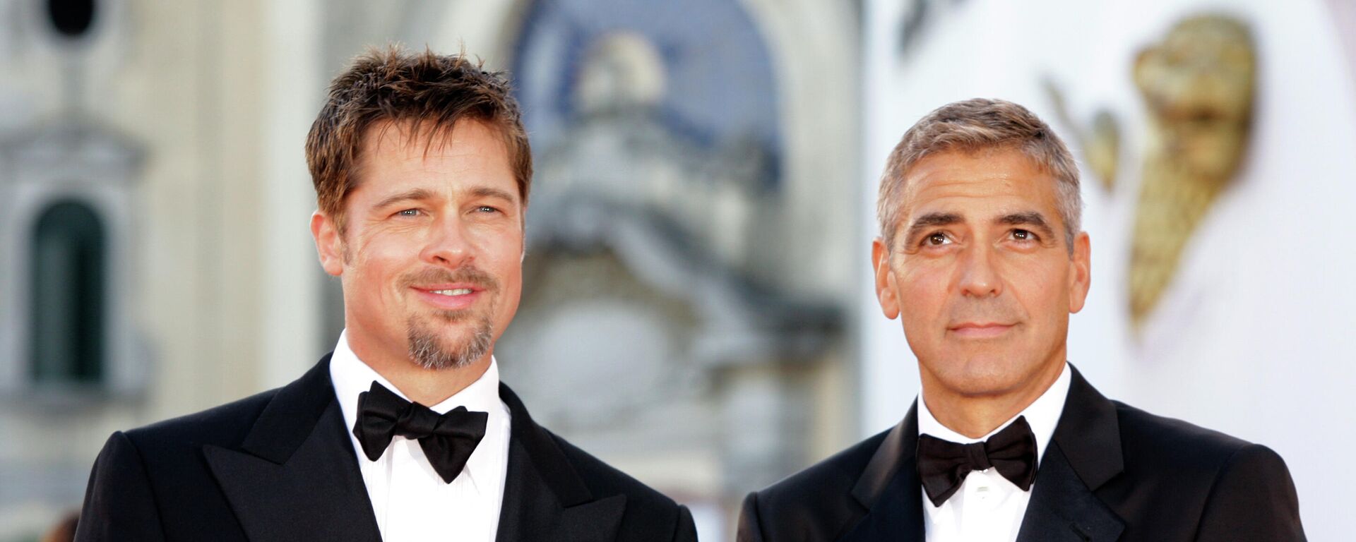 Brad Pitt ve George Clooney - Sputnik Türkiye, 1920, 28.01.2022