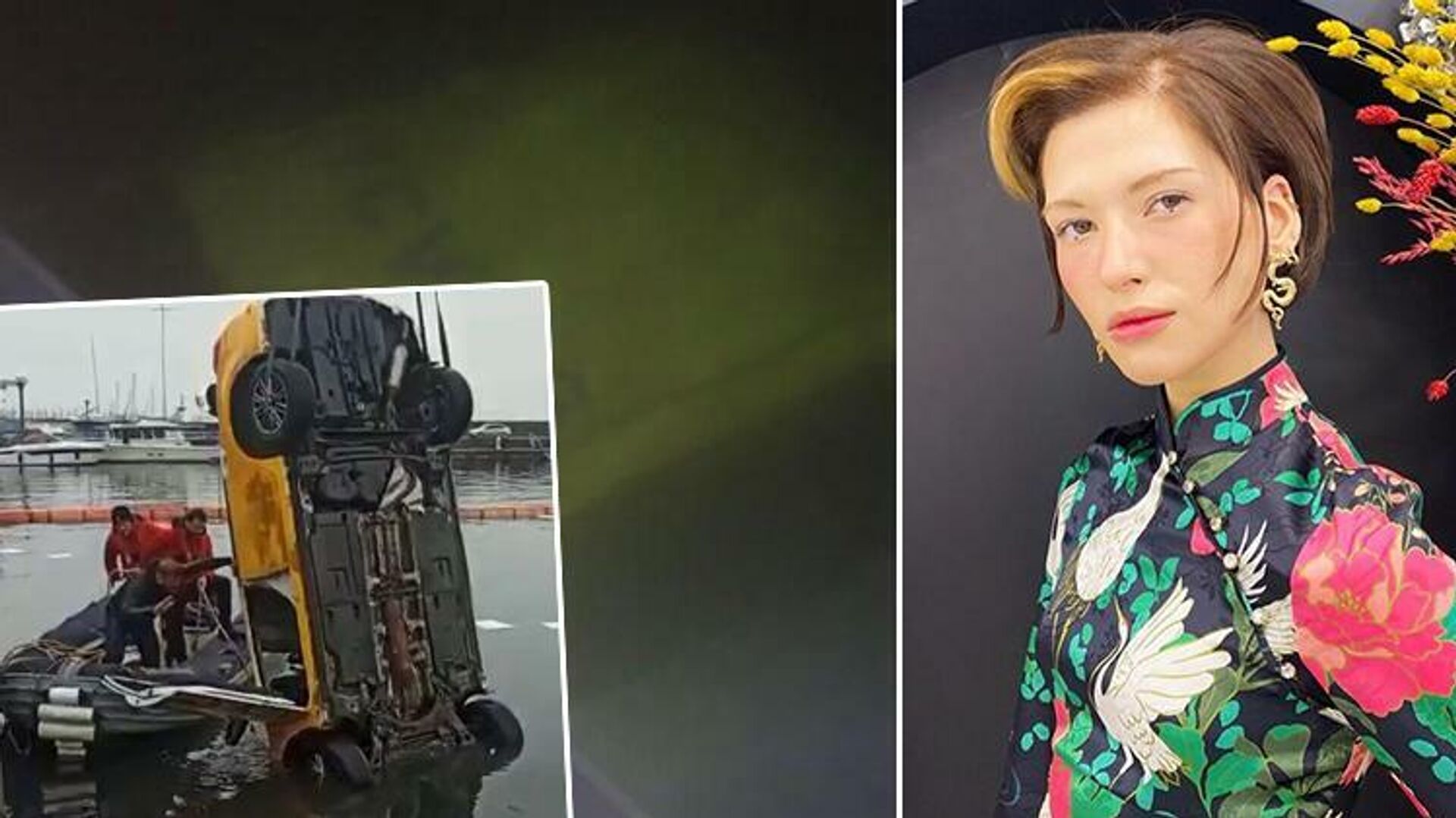 Model Ece Su Uçkan'ın içinde bulunduğu taksi - Sputnik Türkiye, 1920, 02.02.2022