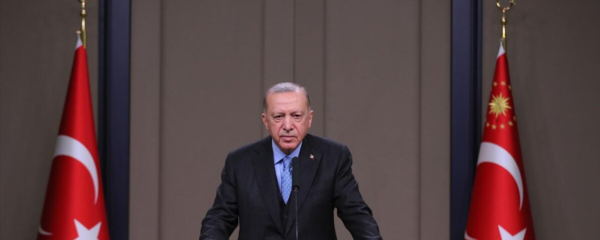 Cumhurbaşkanı Recep Tayyip Erdoğan, Ukrayna ziyareti öncesinde basın toplantısı düzenledi. - Sputnik Türkiye, 1920, 11.02.2022