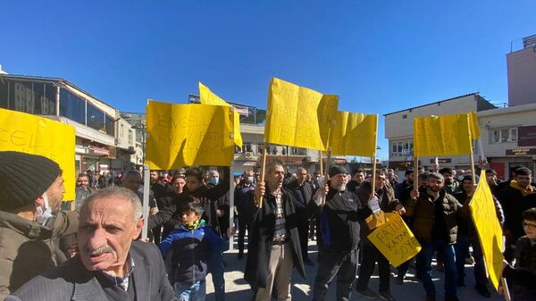 Mardin’de elektrik zammı protestosu - Sputnik Türkiye
