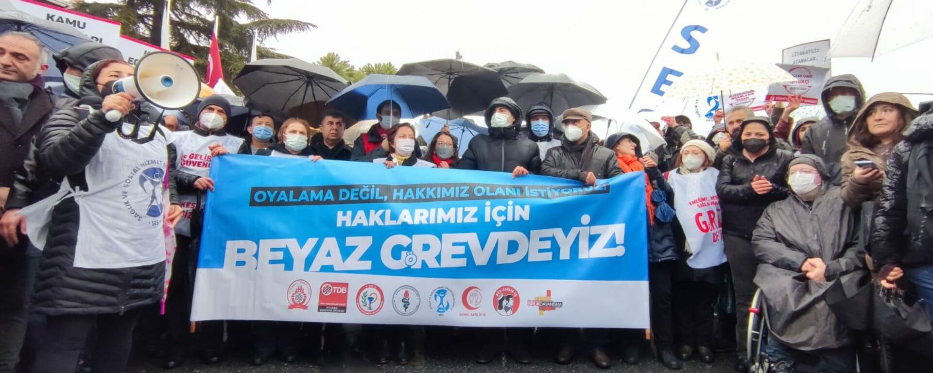 Sağlık çalışanları grev - Sputnik Türkiye, 1920, 08.02.2022