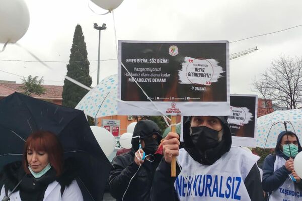 İstanbul'da sağlık çalışanları grevde - Sputnik Türkiye