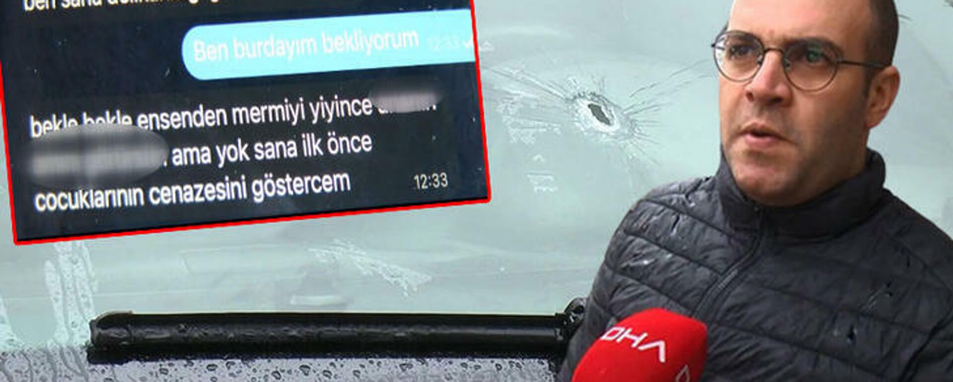 Avcılar'da tehdit mesajları alan kişiye otomobilinde silahlı saldırı - Sputnik Türkiye, 1920, 09.02.2022